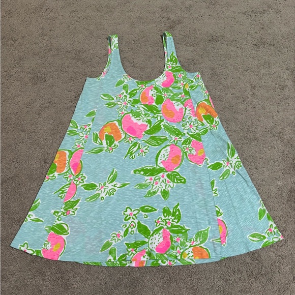 Lilly Pulitzer Vibrant Floral A-Line Dress Size Small - Picture 1 of 7